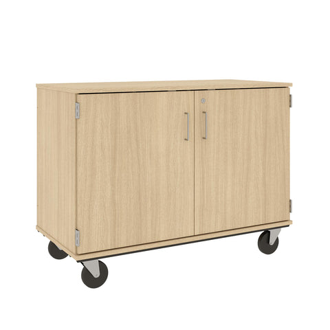 36" Assembled Mobile Cubbie Storage Cart with Locking Doors - 80240 F36 36" Assembled Mobile Cubbie Storage Cart with Locking Doors - 80240 F36