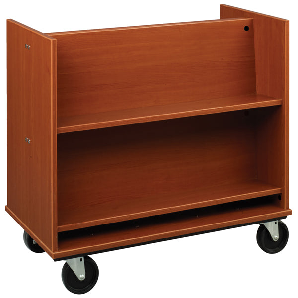 Sloped Shelf Book Truck 88506 Z36 - Steven's I.D.SYSTEMS® Sloped Shelf Book Truck 88506 Z36 - Steven's I.D.SYSTEMS®