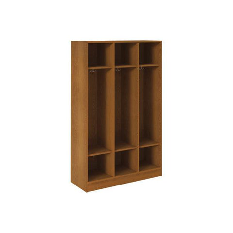 Triple Storage Locker with Two Shelves 79016 Z45 - Steven's I.D.SYSTEMS® Triple Storage Locker with Two Shelves 79016 Z45 - Steven's I.D.SYSTEMS®