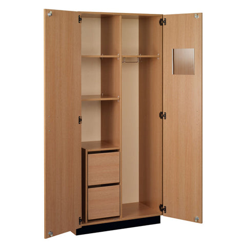 Instructor Wardrobe with File, Lock and Base Molding 83668 K84 Instructor Wardrobe with File, Lock and Base Molding 83668 K84