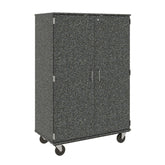 36" Assembled Mobile Bin Storage Cabinet with Doors and 36 3" Bins - 80243 F67 - Steven's I.D.SYSTEMS®
