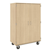 67" Tall Assembled Mobile Bin Storage Cabinet with 18 6" Bins - 80249 F67 - Steven's I.D.SYSTEMS®