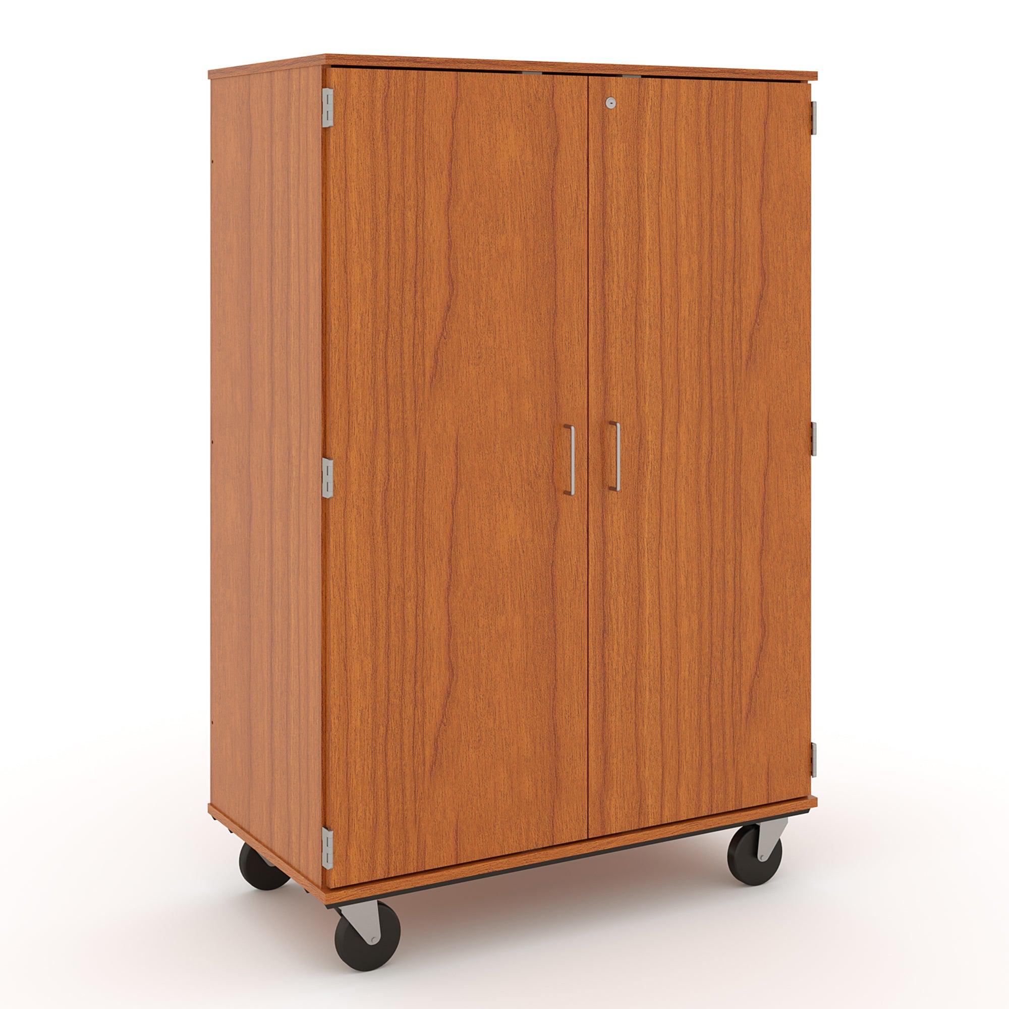 67" Tall Assembled Mobile Bin Storage Cabinet with 18 6" Bins - 80249 F67 - Steven's I.D.SYSTEMS® 67" Tall Assembled Mobile Bin Storage Cabinet with 18 6" Bins - 80249 F67 - Steven's I.D.SYSTEMS®