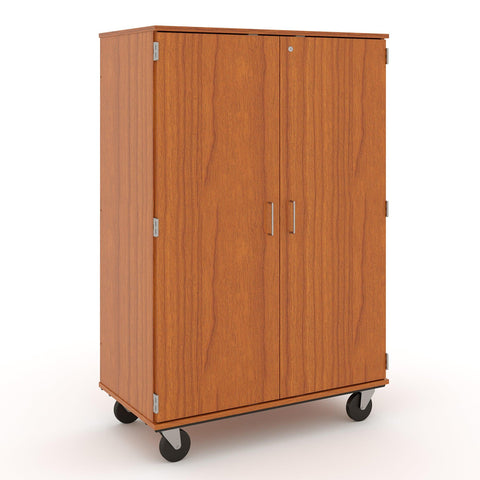 67" Tall Assembled Mobile Bin Storage Cabinet with 18 6" Bins - 80249 F67 - Steven's I.D.SYSTEMS® 67" Tall Assembled Mobile Bin Storage Cabinet with 18 6" Bins - 80249 F67 - Steven's I.D.SYSTEMS®