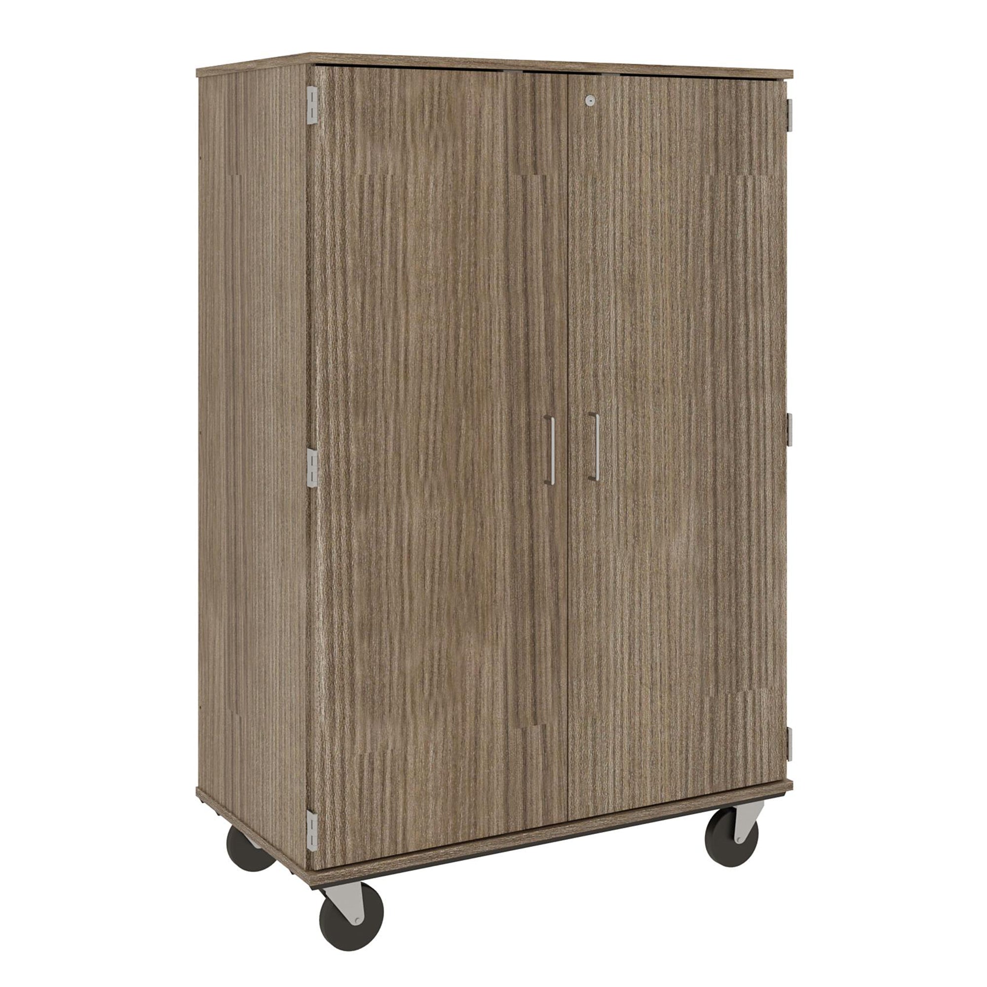 67" Tall Assembled Mobile Bin Storage Cabinet with 18 6" Bins - 80249 F67 - Steven's I.D.SYSTEMS® 67" Tall Assembled Mobile Bin Storage Cabinet with 18 6" Bins - 80249 F67 - Steven's I.D.SYSTEMS®