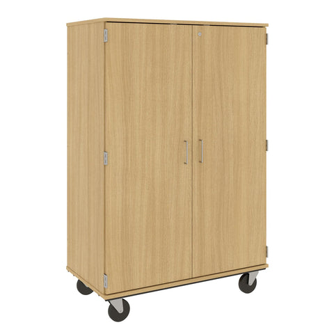 67" Tall Assembled Mobile Bin Storage Cabinet with 18 6" Bins - 80249 F67 - Steven's I.D.SYSTEMS® 67" Tall Assembled Mobile Bin Storage Cabinet with 18 6" Bins - 80249 F67 - Steven's I.D.SYSTEMS®