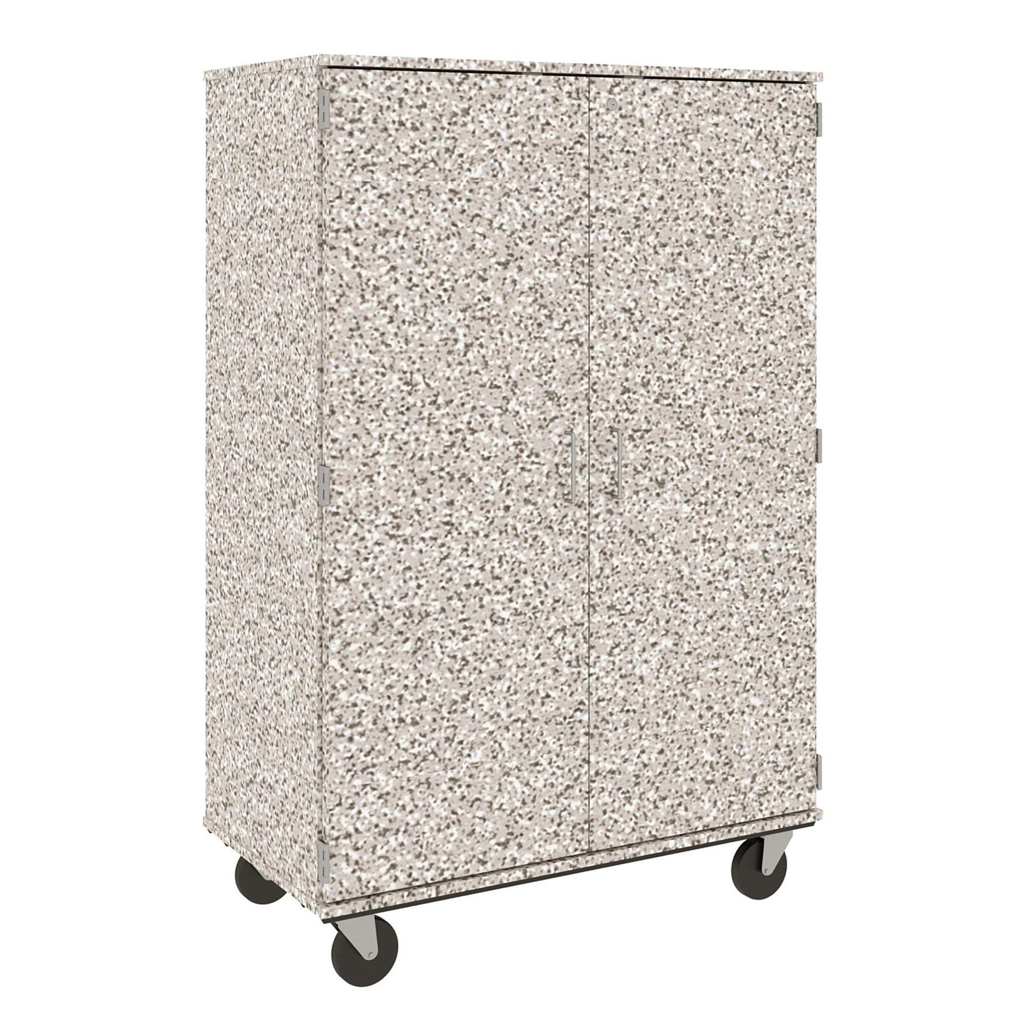 67" Tall Assembled Mobile Bin Storage Cabinet with 18 6" Bins - 80249 F67 - Steven's I.D.SYSTEMS® 67" Tall Assembled Mobile Bin Storage Cabinet with 18 6" Bins - 80249 F67 - Steven's I.D.SYSTEMS®