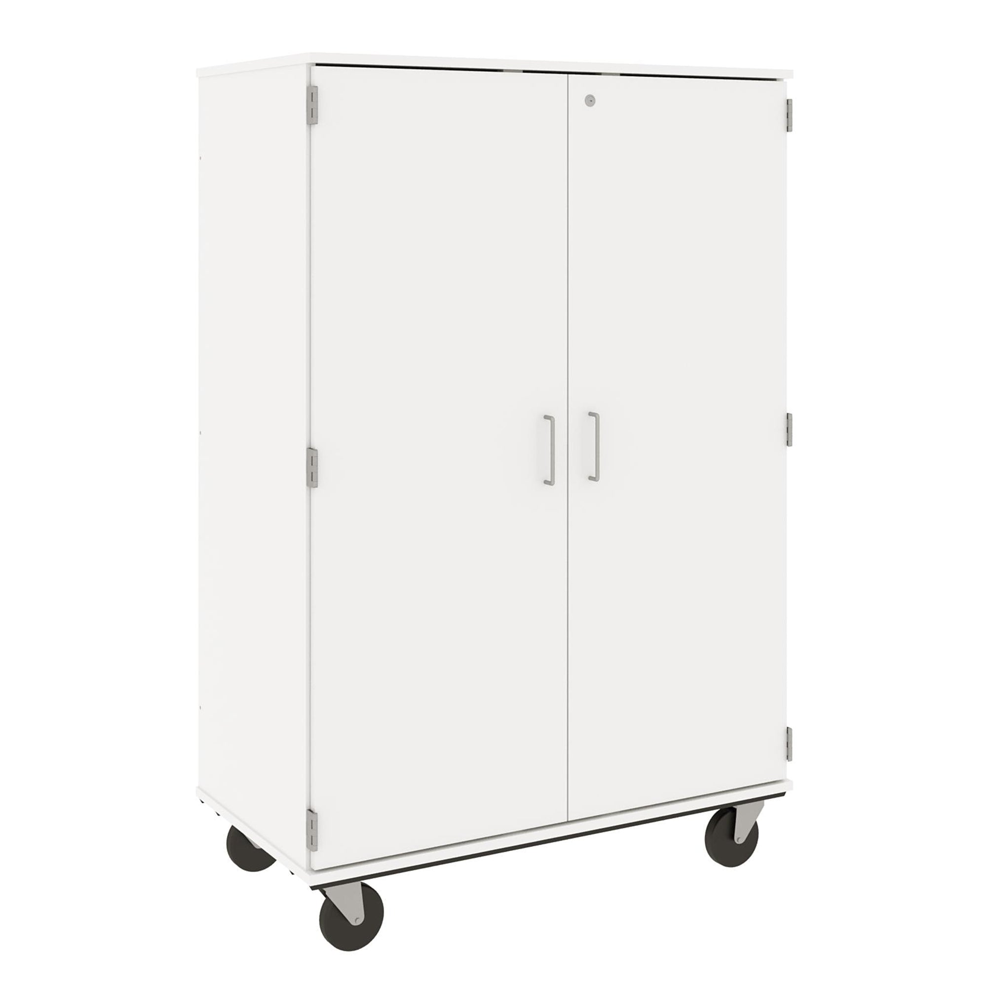 67" Tall Assembled Mobile Bin Storage Cabinet with 18 6" Bins - 80249 F67 - Steven's I.D.SYSTEMS® 67" Tall Assembled Mobile Bin Storage Cabinet with 18 6" Bins - 80249 F67 - Steven's I.D.SYSTEMS®