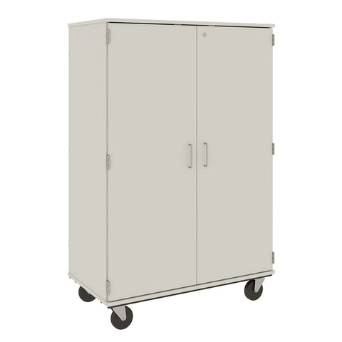 67" Tall Assembled Mobile Bin Storage Cabinet with 18 6" Bins - 80249 F67 - Steven's I.D.SYSTEMS® 67" Tall Assembled Mobile Bin Storage Cabinet with 18 6" Bins - 80249 F67 - Steven's I.D.SYSTEMS®