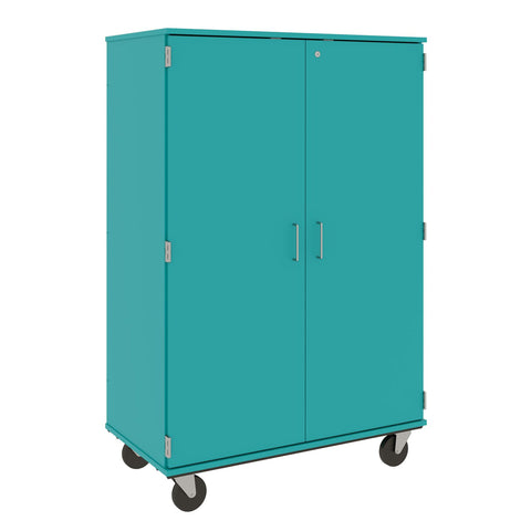 67" Tall Assembled Mobile Bin Storage Cabinet with 18 6" Bins - 80249 F67 - Steven's I.D.SYSTEMS® 67" Tall Assembled Mobile Bin Storage Cabinet with 18 6" Bins - 80249 F67 - Steven's I.D.SYSTEMS®