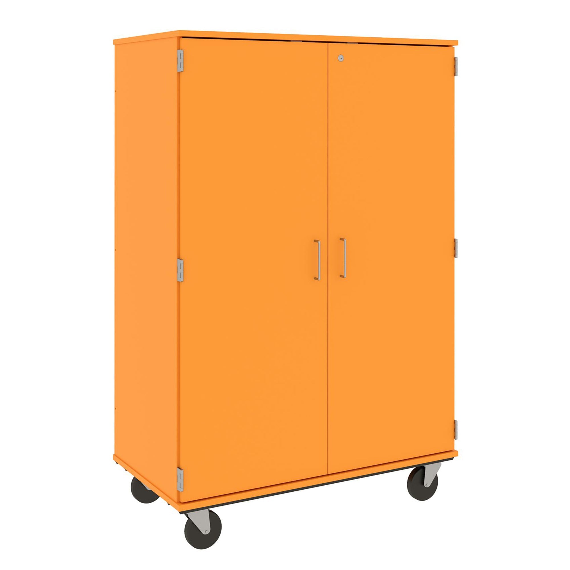 67" Tall Assembled Mobile Bin Storage Cabinet with 18 6" Bins - 80249 F67 - Steven's I.D.SYSTEMS® 67" Tall Assembled Mobile Bin Storage Cabinet with 18 6" Bins - 80249 F67 - Steven's I.D.SYSTEMS®