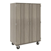 67" Tall Assembled Mobile Bin Storage Cabinet with 18 6" Bins - 80249 F67 - Steven's I.D.SYSTEMS®