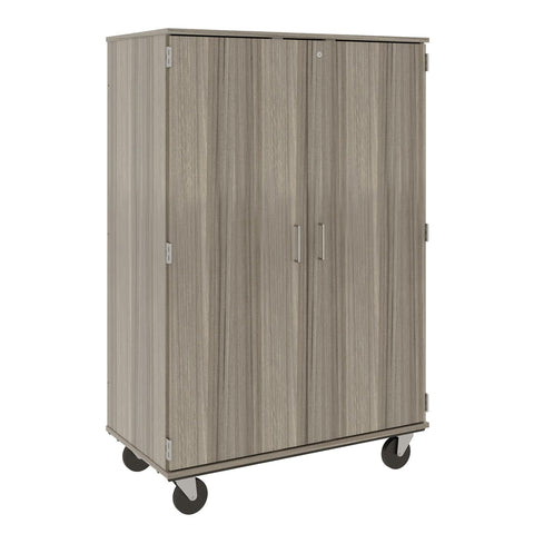 67" Tall Assembled Mobile Bin Storage Cabinet with 18 6" Bins - 80249 F67 - Steven's I.D.SYSTEMS® 67" Tall Assembled Mobile Bin Storage Cabinet with 18 6" Bins - 80249 F67 - Steven's I.D.SYSTEMS®