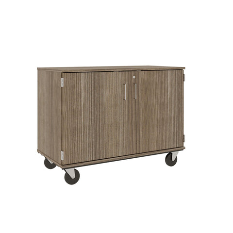 36" Tall Assembled Mobile 18 Trays Storage Cabinet with Doors - 80275 F36 - Steven's I.D.SYSTEMS® 36" Tall Assembled Mobile 18 Trays Storage Cabinet with Doors - 80275 F36 - Steven's I.D.SYSTEMS®