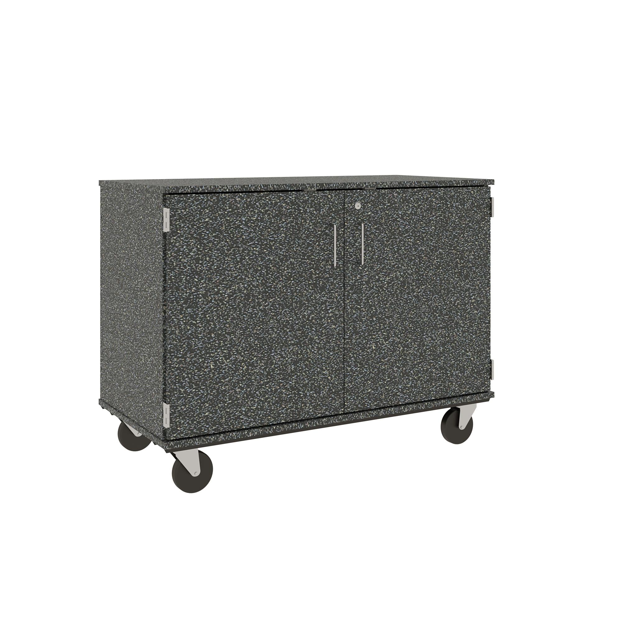 36" Tall Assembled Mobile 18 Trays Storage Cabinet with Doors - 80275 F36 - Steven's I.D.SYSTEMS® 36" Tall Assembled Mobile 18 Trays Storage Cabinet with Doors - 80275 F36 - Steven's I.D.SYSTEMS®