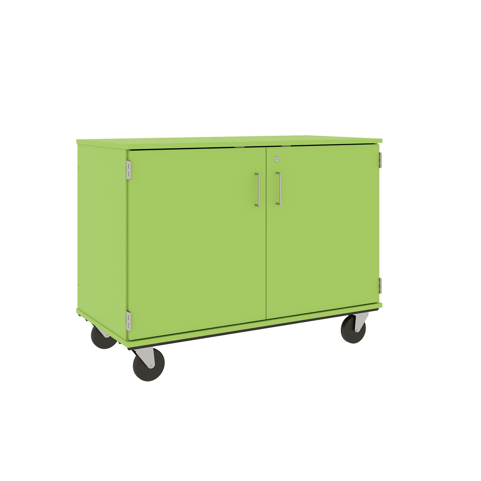 36" Tall Assembled Mobile 18 Trays Storage Cabinet with Doors - 80275 F36 - Steven's I.D.SYSTEMS® 36" Tall Assembled Mobile 18 Trays Storage Cabinet with Doors - 80275 F36 - Steven's I.D.SYSTEMS®