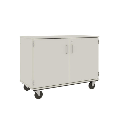 36" Tall Assembled Mobile 18 Trays Storage Cabinet with Doors - 80275 F36 - Steven's I.D.SYSTEMS® 36" Tall Assembled Mobile 18 Trays Storage Cabinet with Doors - 80275 F36 - Steven's I.D.SYSTEMS®