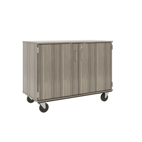 36" Tall Assembled Mobile 18 Trays Storage Cabinet with Doors - 80275 F36 - Steven's I.D.SYSTEMS® 36" Tall Assembled Mobile 18 Trays Storage Cabinet with Doors - 80275 F36 - Steven's I.D.SYSTEMS®