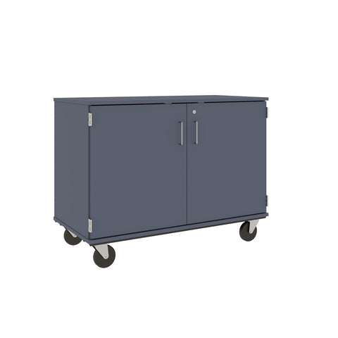 36" Tall Assembled Mobile 18 Trays Storage Cabinet with Doors - 80275 F36 - Steven's I.D.SYSTEMS® 36" Tall Assembled Mobile 18 Trays Storage Cabinet with Doors - 80275 F36 - Steven's I.D.SYSTEMS®