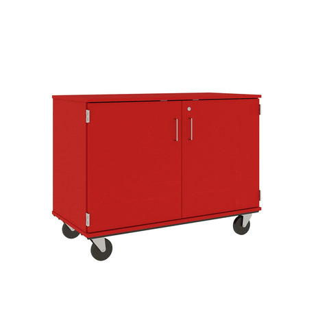 36" Tall Assembled Mobile 18 Trays Storage Cabinet with Doors - 80275 F36 - Steven's I.D.SYSTEMS® 36" Tall Assembled Mobile 18 Trays Storage Cabinet with Doors - 80275 F36 - Steven's I.D.SYSTEMS®