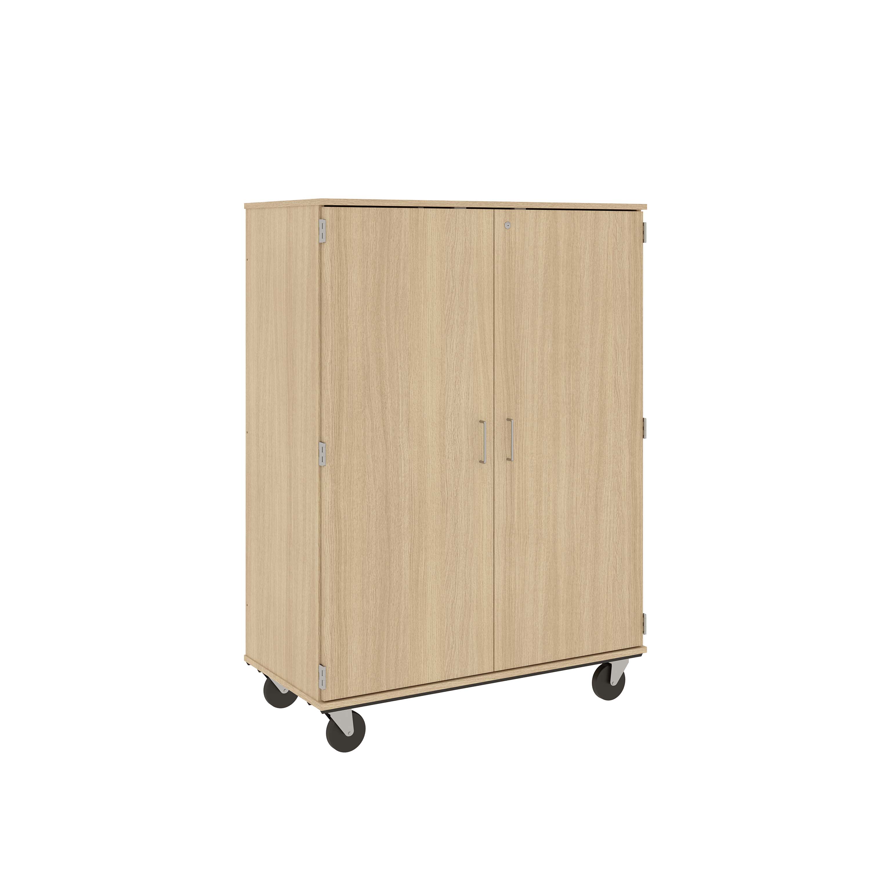 67" Tall Assembled Mobile Wardrobe Cabinet with File Drawer - 80609 F67 - Steven's I.D.SYSTEMS® 67" Tall Assembled Mobile Wardrobe Cabinet with File Drawer - 80609 F67 - Steven's I.D.SYSTEMS®