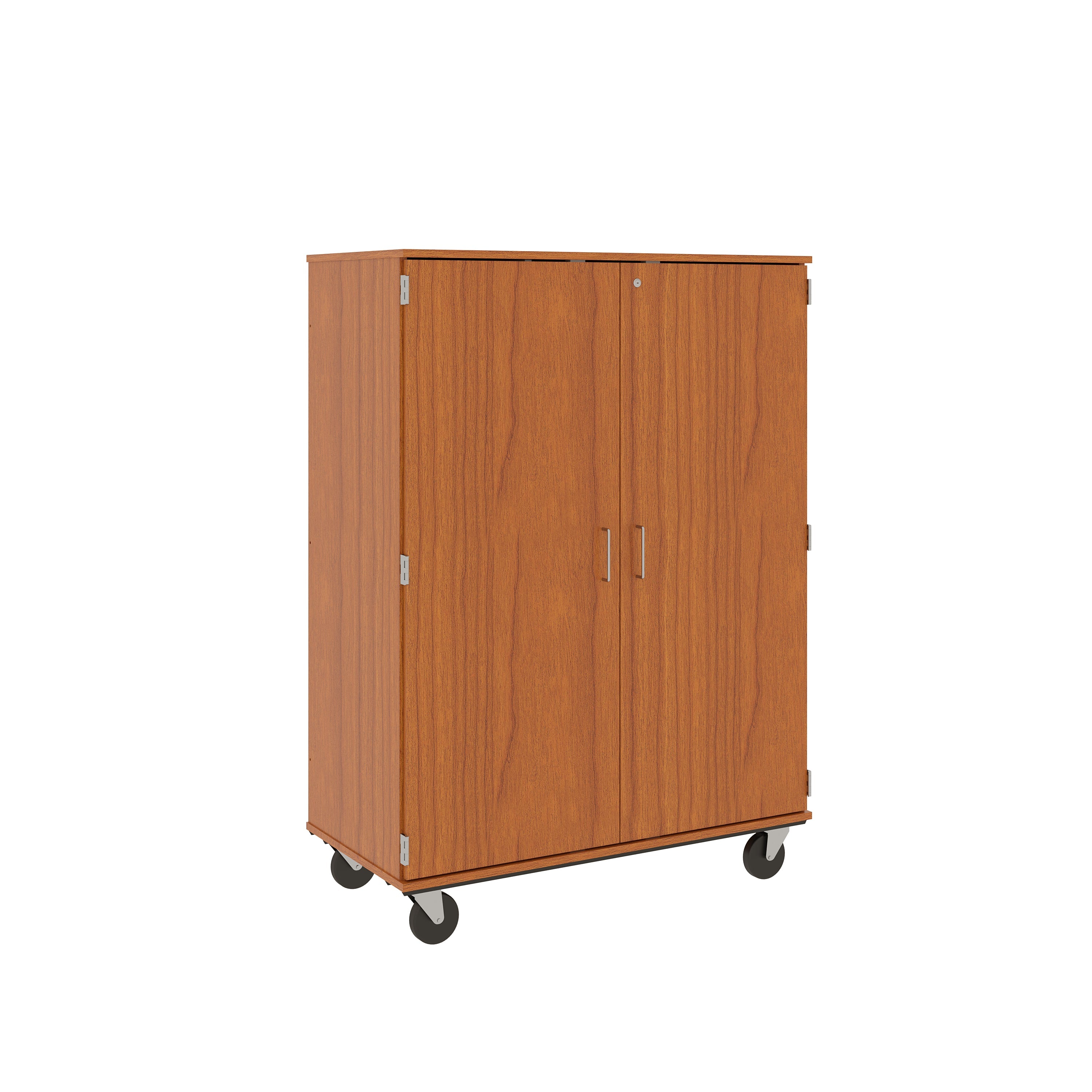 67" Tall Assembled Mobile Wardrobe Cabinet with File Drawer - 80609 F67 - Steven's I.D.SYSTEMS® 67" Tall Assembled Mobile Wardrobe Cabinet with File Drawer - 80609 F67 - Steven's I.D.SYSTEMS®