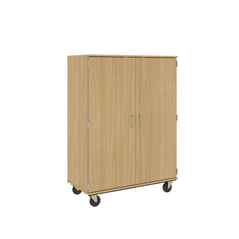 67" Tall Assembled Mobile Wardrobe Cabinet with File Drawer - 80609 F67 - Steven's I.D.SYSTEMS® 67" Tall Assembled Mobile Wardrobe Cabinet with File Drawer - 80609 F67 - Steven's I.D.SYSTEMS®