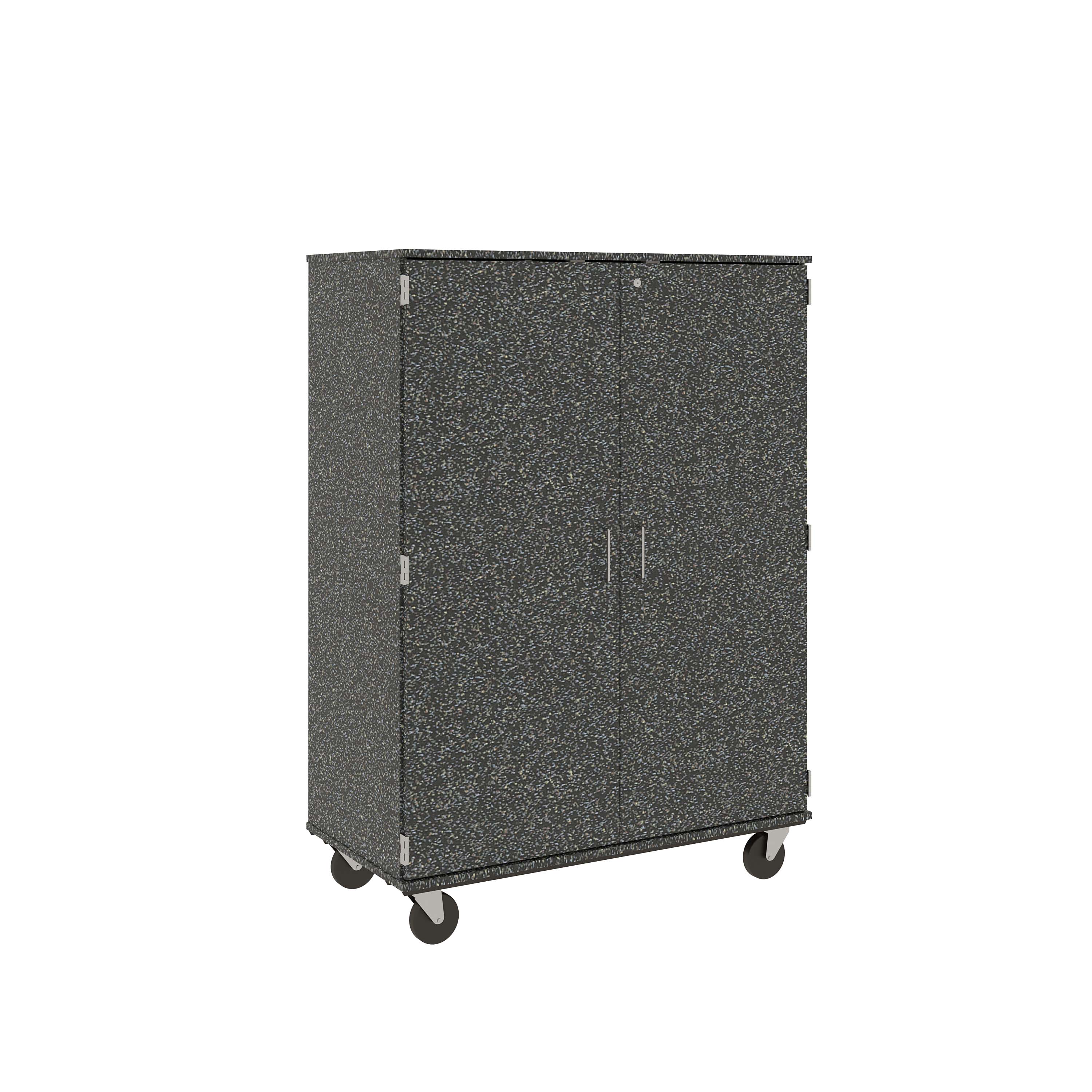 67" Tall Assembled Mobile Wardrobe Cabinet with File Drawer - 80609 F67 - Steven's I.D.SYSTEMS® 67" Tall Assembled Mobile Wardrobe Cabinet with File Drawer - 80609 F67 - Steven's I.D.SYSTEMS®