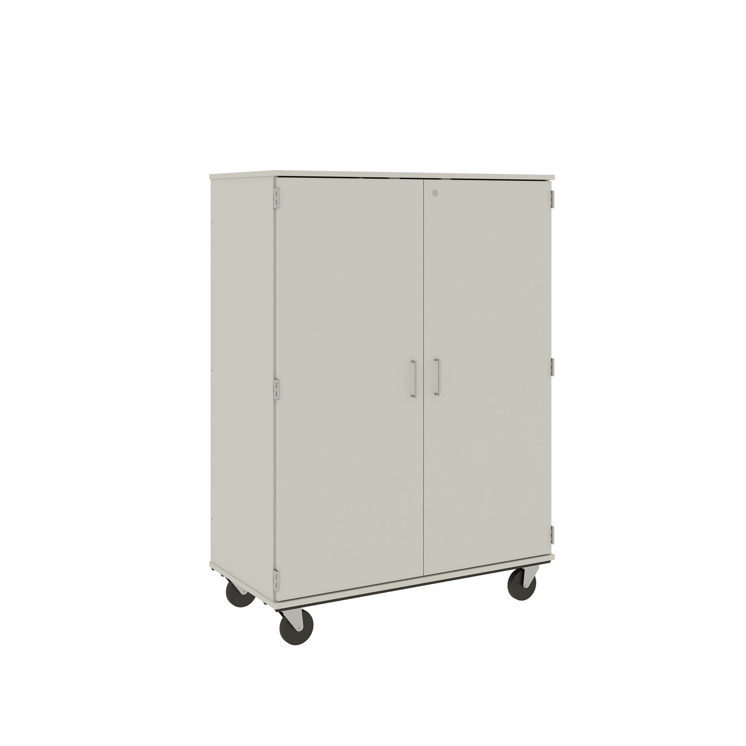 67" Tall Assembled Mobile Wardrobe Cabinet with File Drawer - 80609 F67 - Steven's I.D.SYSTEMS® 67" Tall Assembled Mobile Wardrobe Cabinet with File Drawer - 80609 F67 - Steven's I.D.SYSTEMS®