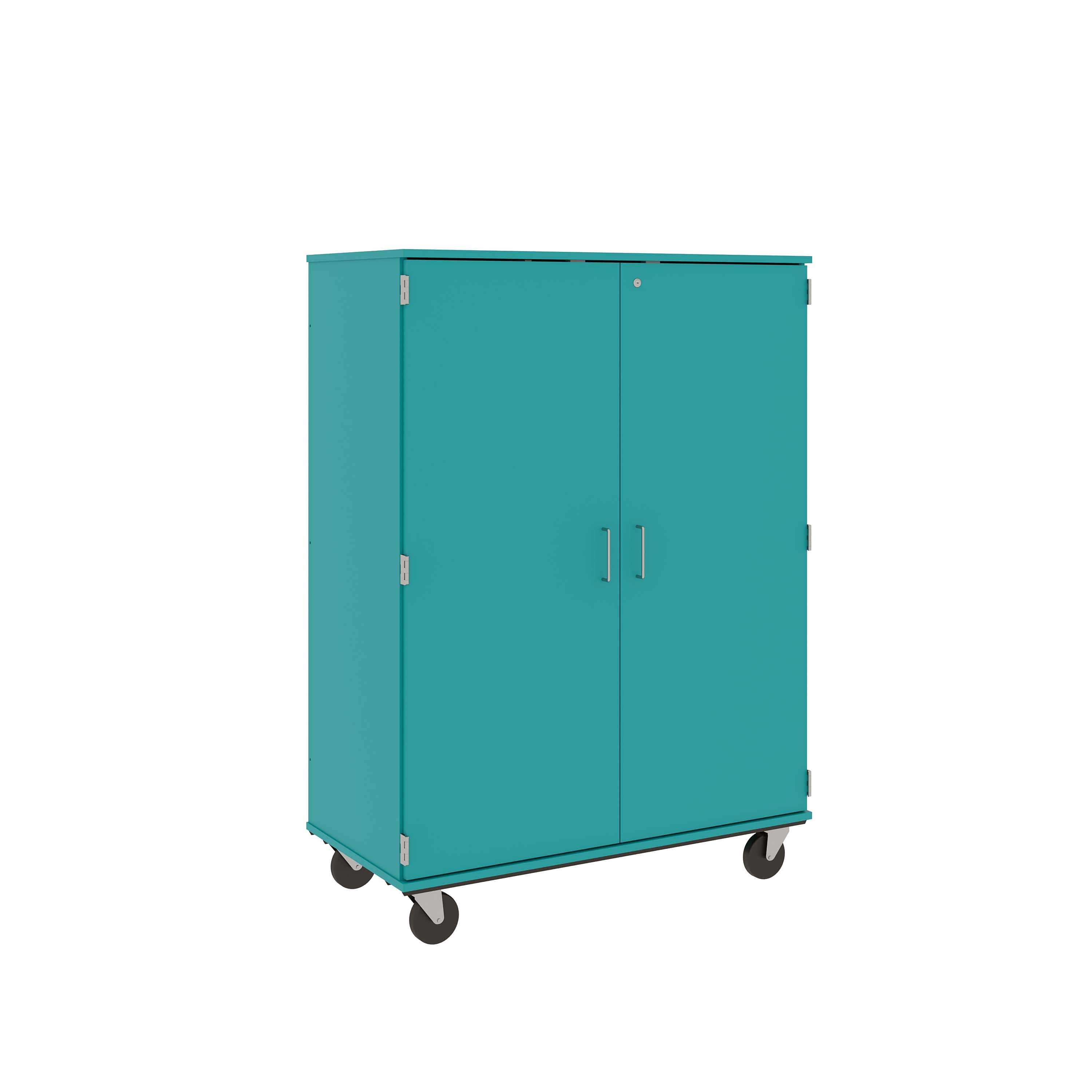 67" Tall Assembled Mobile Wardrobe Cabinet with File Drawer - 80609 F67 - Steven's I.D.SYSTEMS® 67" Tall Assembled Mobile Wardrobe Cabinet with File Drawer - 80609 F67 - Steven's I.D.SYSTEMS®
