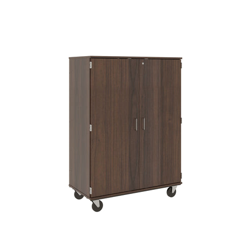 67" Tall Assembled Mobile Wardrobe Cabinet with File Drawer - 80609 F67 - Steven's I.D.SYSTEMS® 67" Tall Assembled Mobile Wardrobe Cabinet with File Drawer - 80609 F67 - Steven's I.D.SYSTEMS®