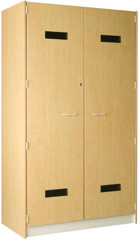 48" Wide Robe Storage with Lockable Solid Doors 89203 488424 D
