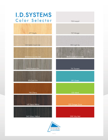 Phenolic Top Wall Work Counter with Lock 84172 K36 24