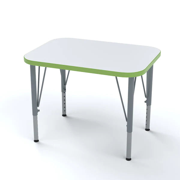 Rectangular School Desk Versa Classroom Collaborative Rectangle Desk - Large Worksurface - TM ...