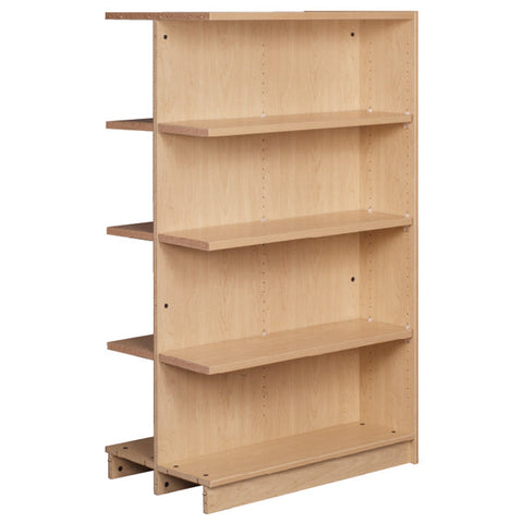 Double Face Adder 3 Adjustable Shelves each Face Bookcase 88256 Z61