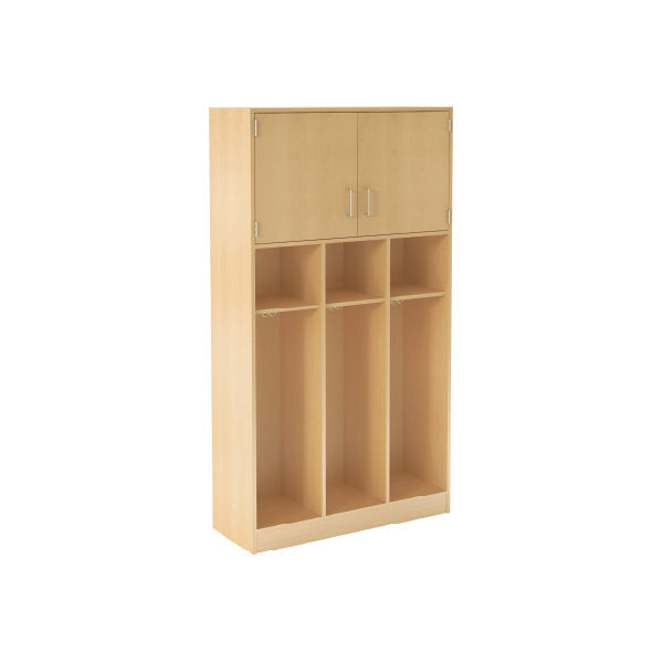 Triple Upper Door Storage Locker with Adjustable Middle Shelves 79028 C45