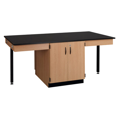 80"W Chemical Resistant Laminate Top Four Student Island Table 84050 K36 21