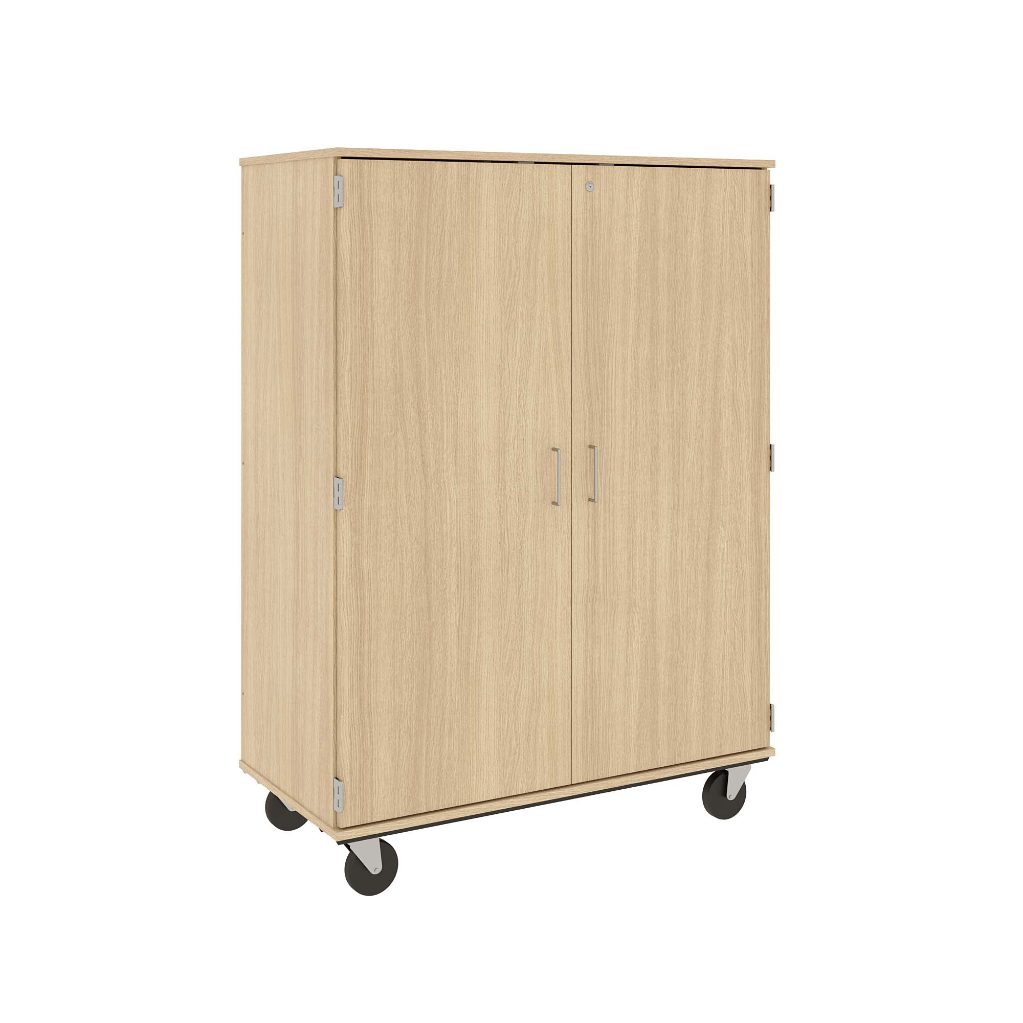 67" Tall Assembled Mobile Storage Cabinet with Lockable Doors - 80185 F67 - Steven's I.D.SYSTEMS®