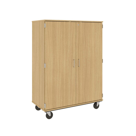 67" Tall Assembled Mobile Storage Cabinet with Lockable Doors - 80185 F67 - Steven's I.D.SYSTEMS®