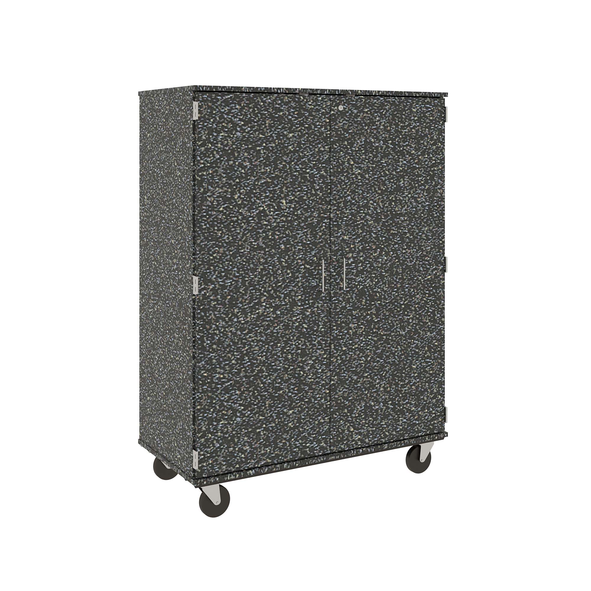 67" Tall Assembled Mobile Storage Cabinet with Lockable Doors - 80185 F67 - Steven's I.D.SYSTEMS®