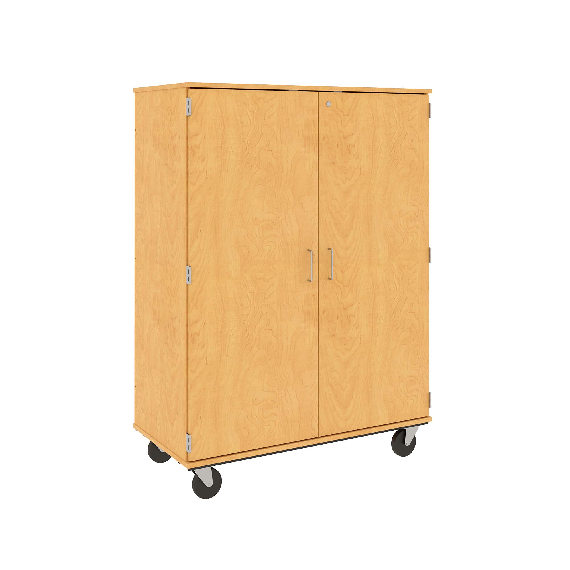 67" Tall Assembled Mobile Storage Cabinet with Lockable Doors - 80185 F67 - Steven's I.D.SYSTEMS®