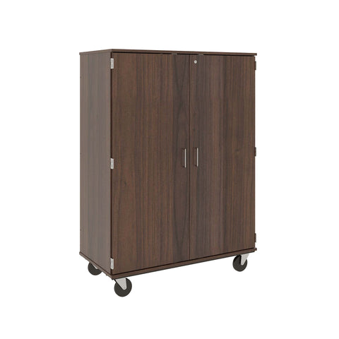 67" Tall Assembled Mobile Storage Cabinet with Lockable Doors - 80185 F67