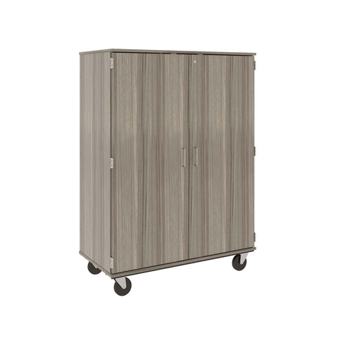 67" Tall Assembled Mobile Storage Cabinet with Lockable Doors - 80185 F67 - Steven's I.D.SYSTEMS®