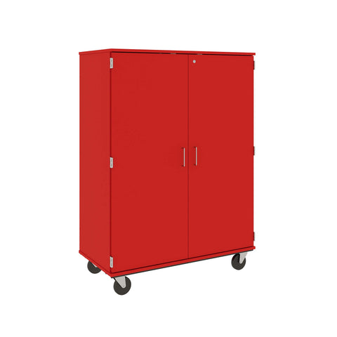 67" Tall Assembled Mobile Storage Cabinet with Lockable Doors - 80185 F67 - Steven's I.D.SYSTEMS®