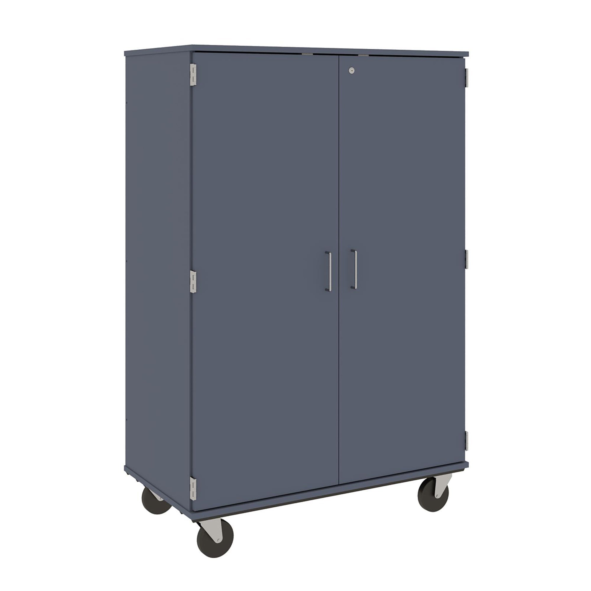 36 Assembled Mobile Bin Storage Cabinet with Doors and 36 3 Bins