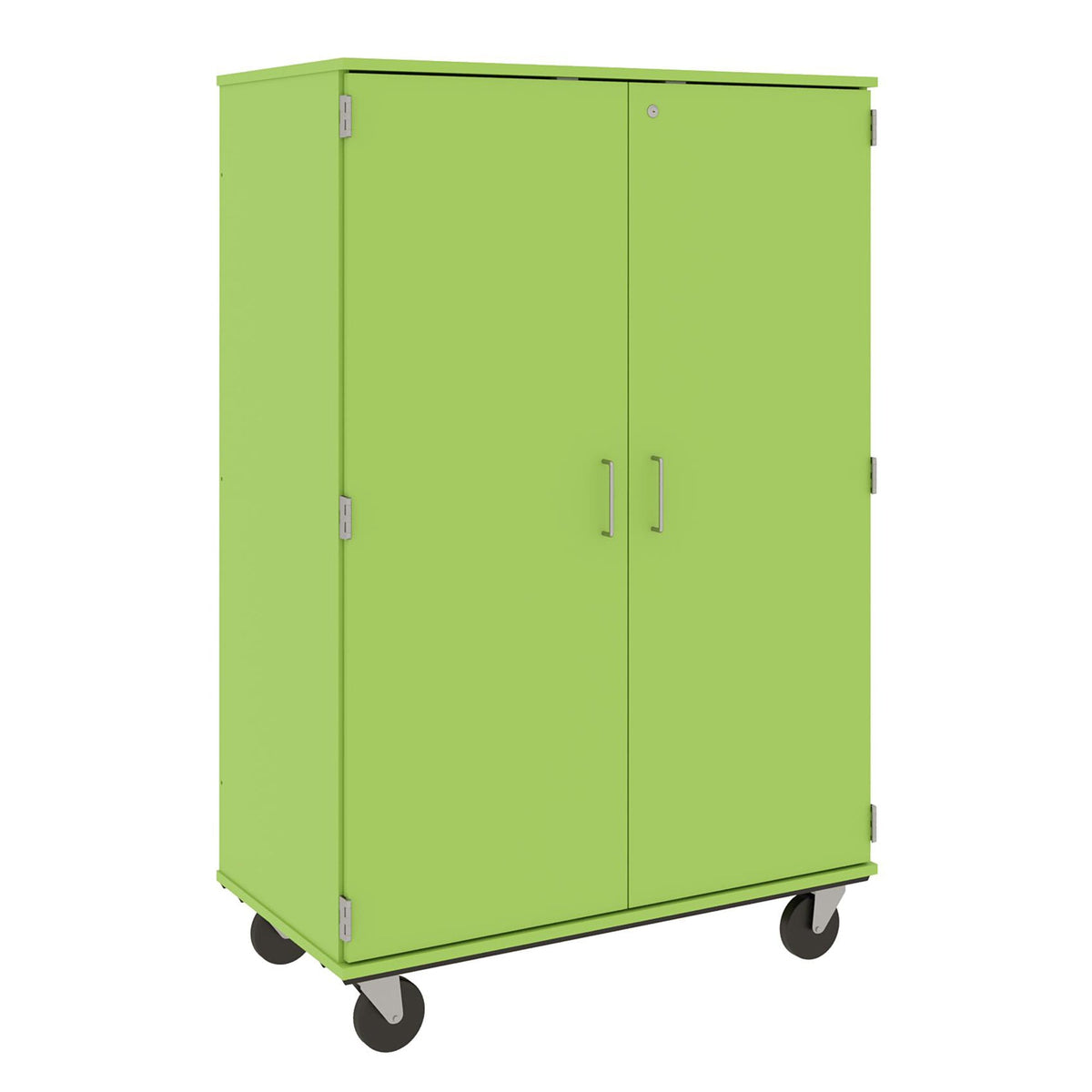 67" Tall Assembled Mobile Bin Storage Cabinet with 18 6" Bins - 80249 F67 - Steven's I.D.SYSTEMS®