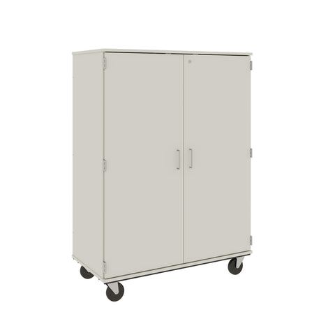67" Tall Assembled Mobile 4 Shelves Storage Cabinet with 12 Trays - 80599 F67